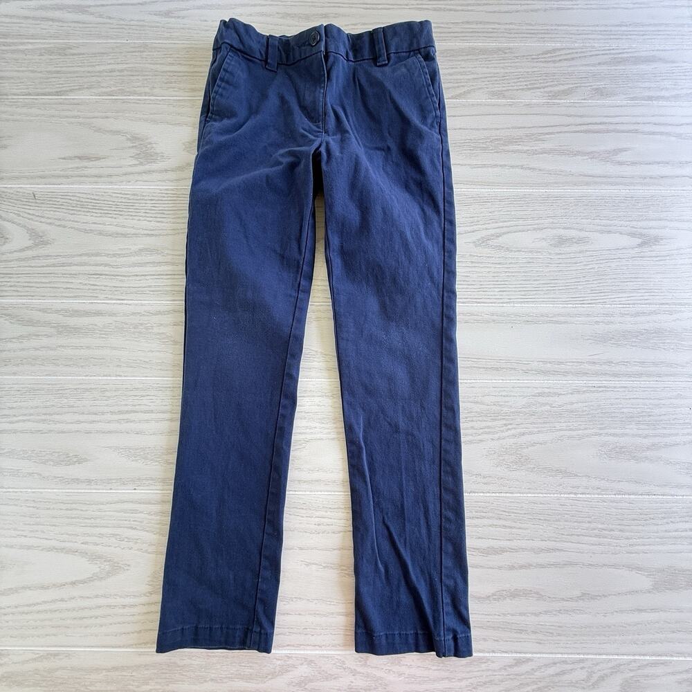Wonder Nation Girls Navy Blue School Uniform Pants Size 10 Adjustable Waist